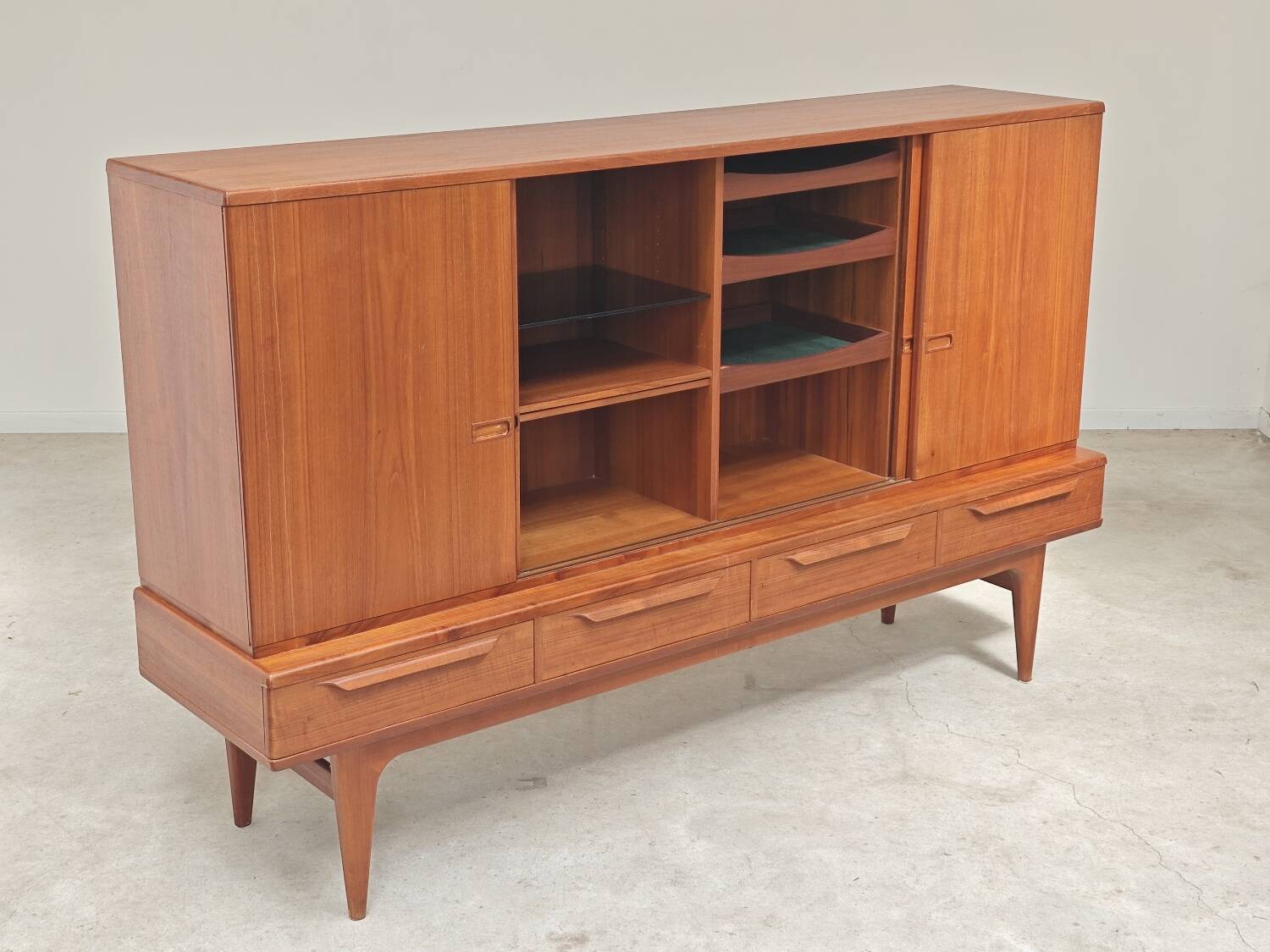 High enfilade by Johannes Andersen by Bordum & Nielsen, Samcom teak