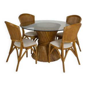 Ensemble table et 4 chaises - esprit