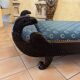 Empire period bench or daybed in Cuban mahogany