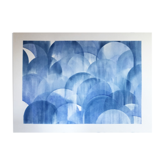 Painting blue arches