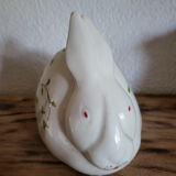 Set of 4 vintage earthenware pieces for bathroom