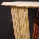 Particular side table with onyx top from the 70s