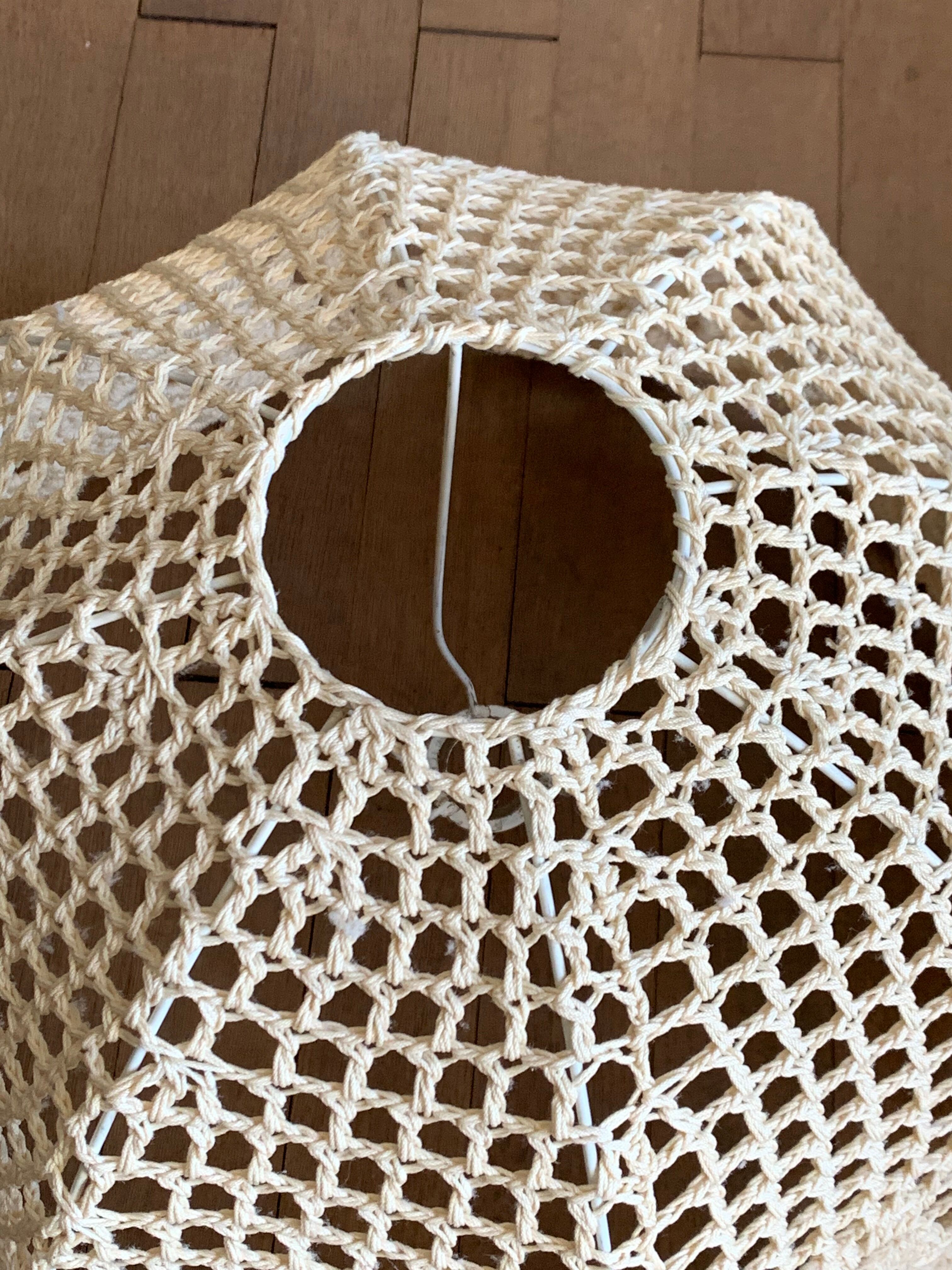 Abat jour au crochet vintage Selency