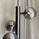 Chrome metal eye ball lustre Space Age