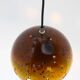 Lampe pendante émaillée vintage attribuée à Hustadt Leuchten des années 1970