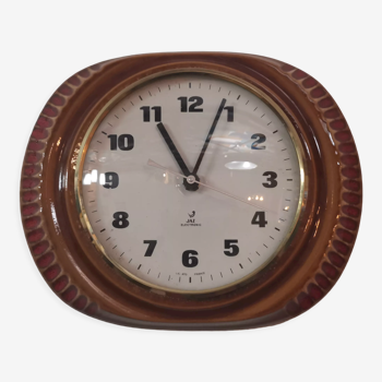 Wall clock jaz electronic doucic 4342-80 year 1977/1978.