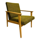 Fauteuil de salon du milieu du siècle de Tchécoslovaquie des années 1970