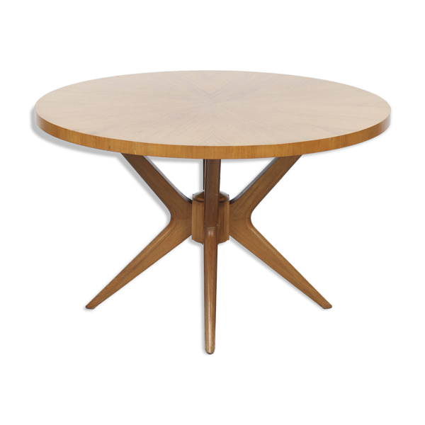 Table d'appoint, pied étoile, années 50