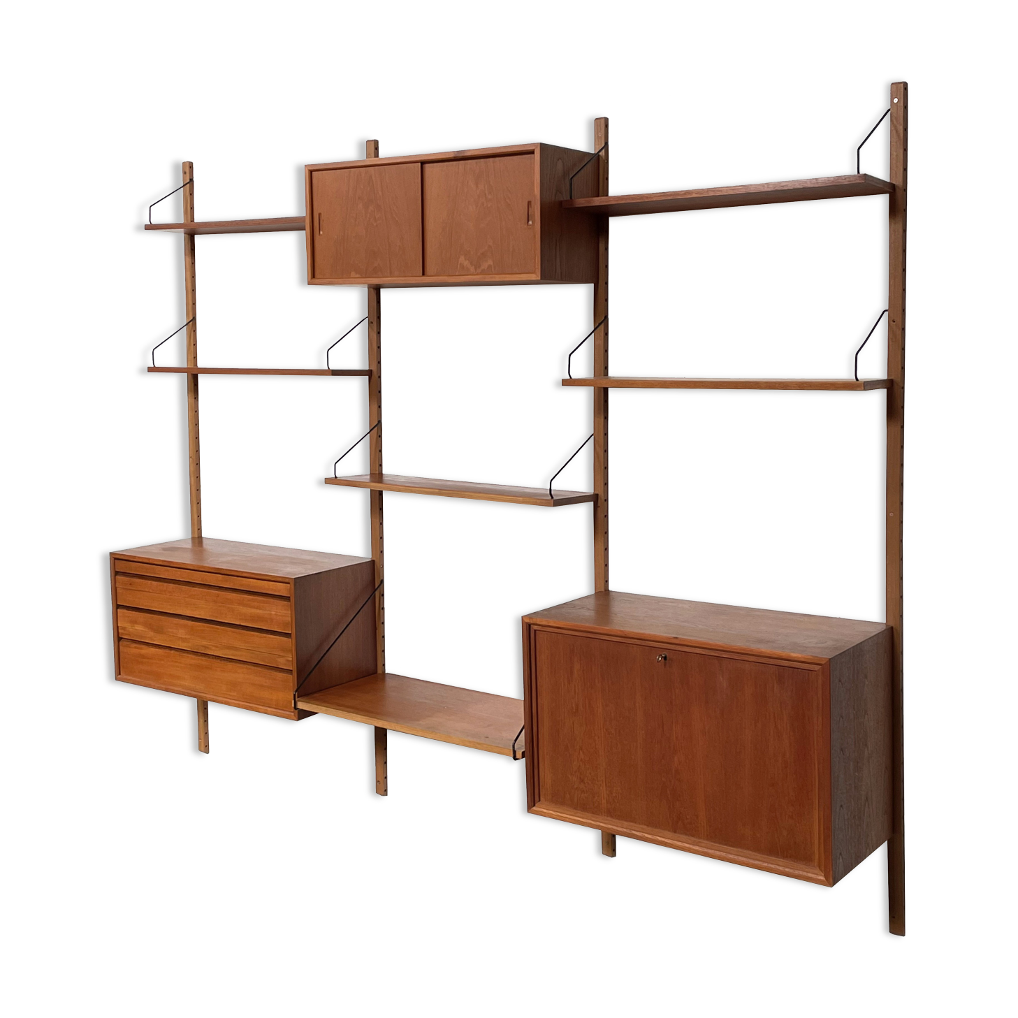 Vintage Poul Cadovius Royal System wall system wall unit