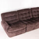 Modular fabric sofa
