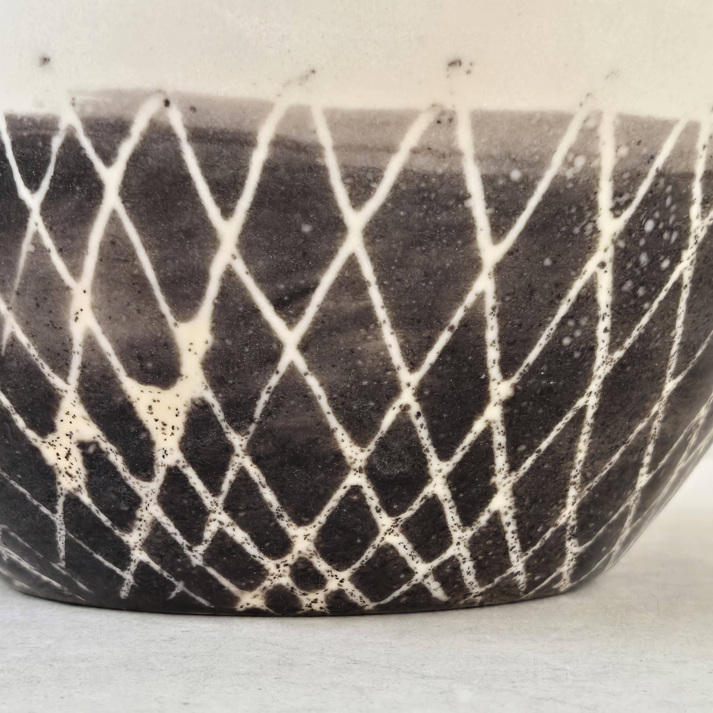 Vintage pinched vase by Mado Jolain, 1950