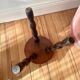 Vintage wooden tripod stool