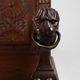 18th Century Gothic French Oak Carved High Back Panel Settle