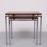 set Rose wood side tables 1970s