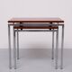 set Rose wood side tables 1970s