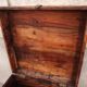 Ancien coffre en bois de palissandre des indes
