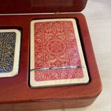 Mahogany card box