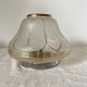 Art Deco ceiling light in frosted glass and gilding