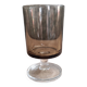 Vintage French water glass from Luminarc, in smoked grey