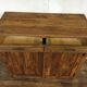 20th century Parisian buffet bahut made of solid wood (beech)