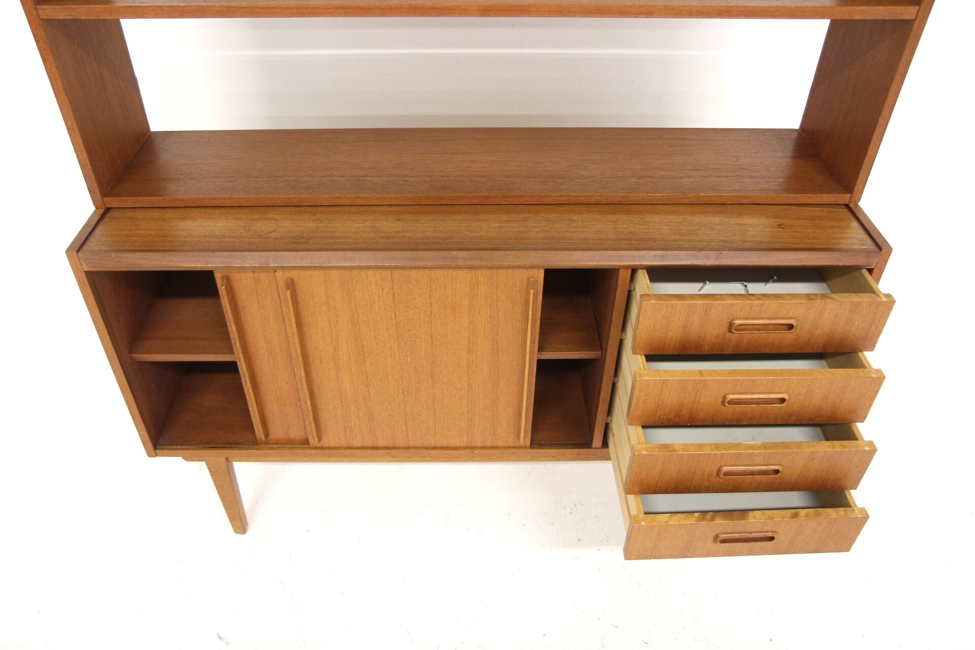 Secrétaire scandinave en teck, Suède, 1960