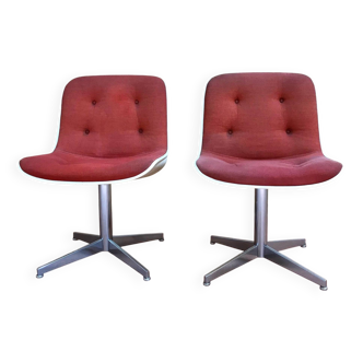 Vintage Strafor armchairs by Randall Buck from the 70s