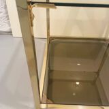 Hollywood Regency coffee table / end table dlg Guy Lefèvre circa 1970