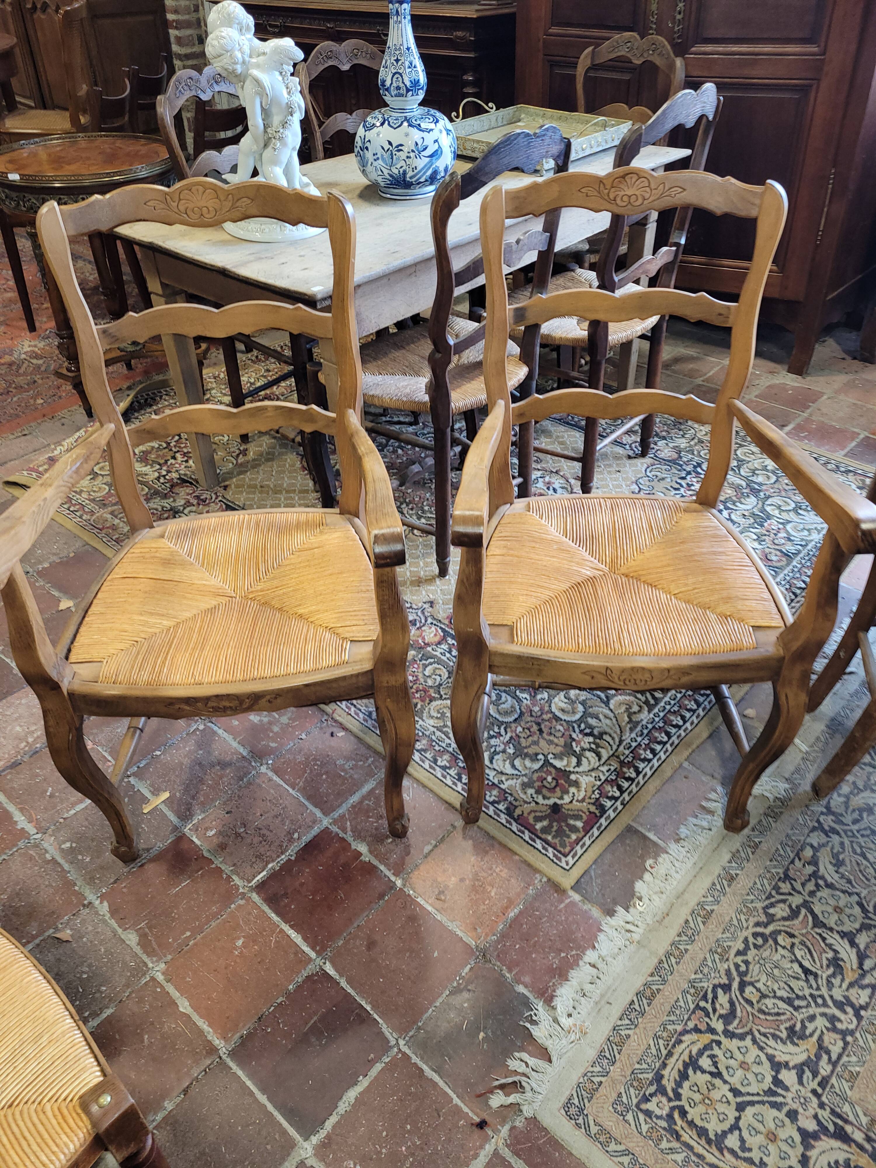 Pair of glitter armchairs