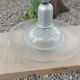 Suspension art déco en verre Holophane
