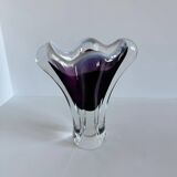 Vintage Mid Century Modern Handmade Murano Italy Glass Vase