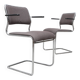 NKR Tranas — Steel Tube Chairs (Pair) — Swedish Modernist Seating — Second