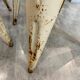 Authentic pair of Xavier Pauchard industrial Tolix metal stools 50