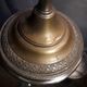 1900 beautiful brass desk lamp patina with its tulip art deco 44x25cm,