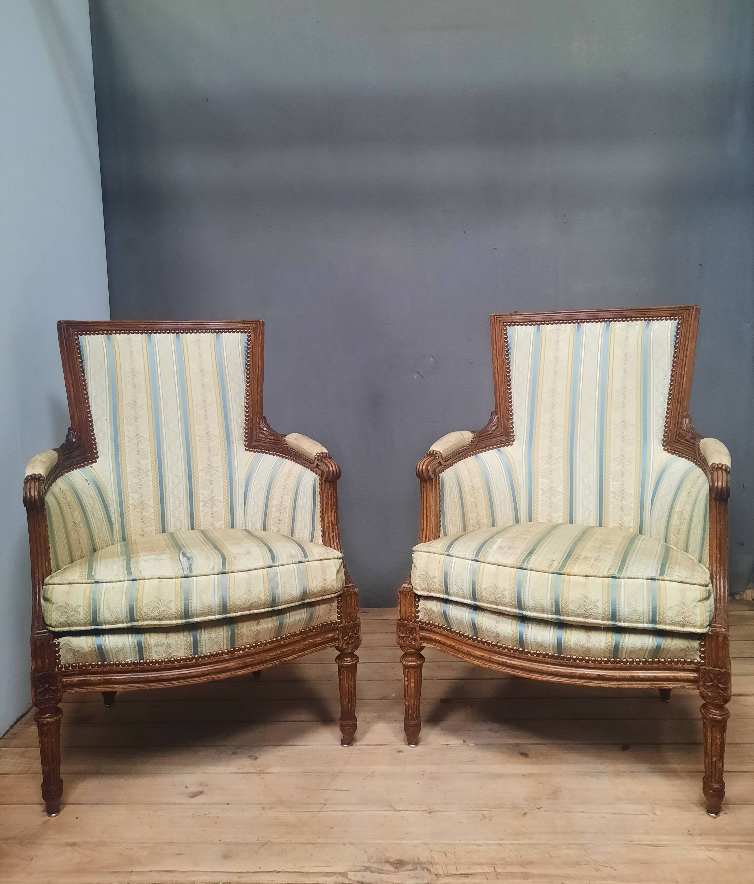 Pair of Louis XVI shepherdesses