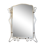 Modernist mirror frame chrome 1950