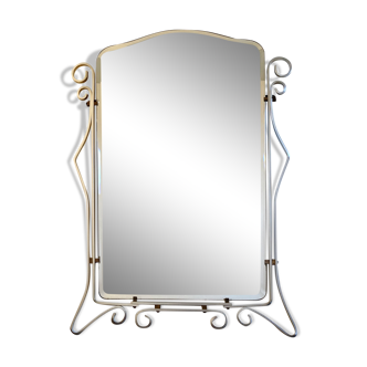 Modernist mirror frame chrome 1950