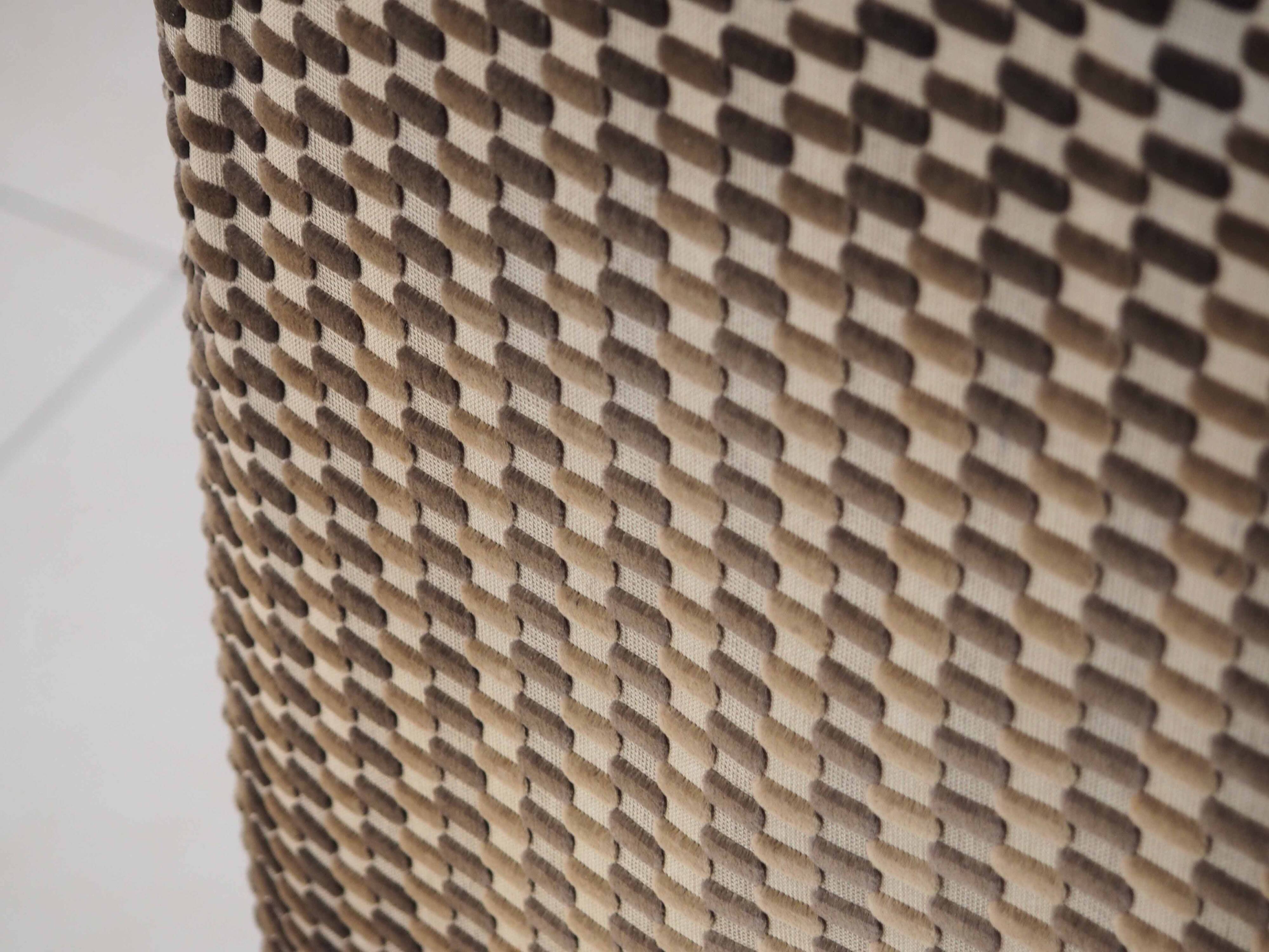 4 chrome and velvet sled chairs