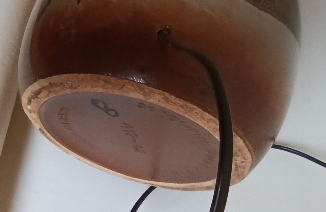 Ceramic lamp West Germany 70s