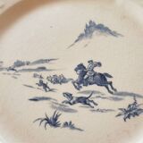 Gien plate, 19th century