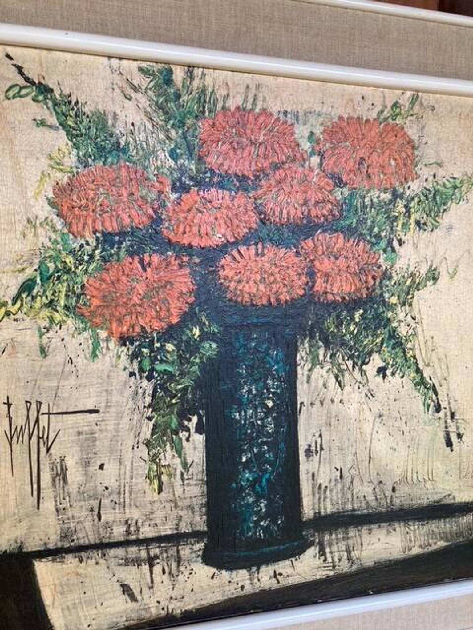 "Bernard Buffet" painting oil reproduction certified and numbered