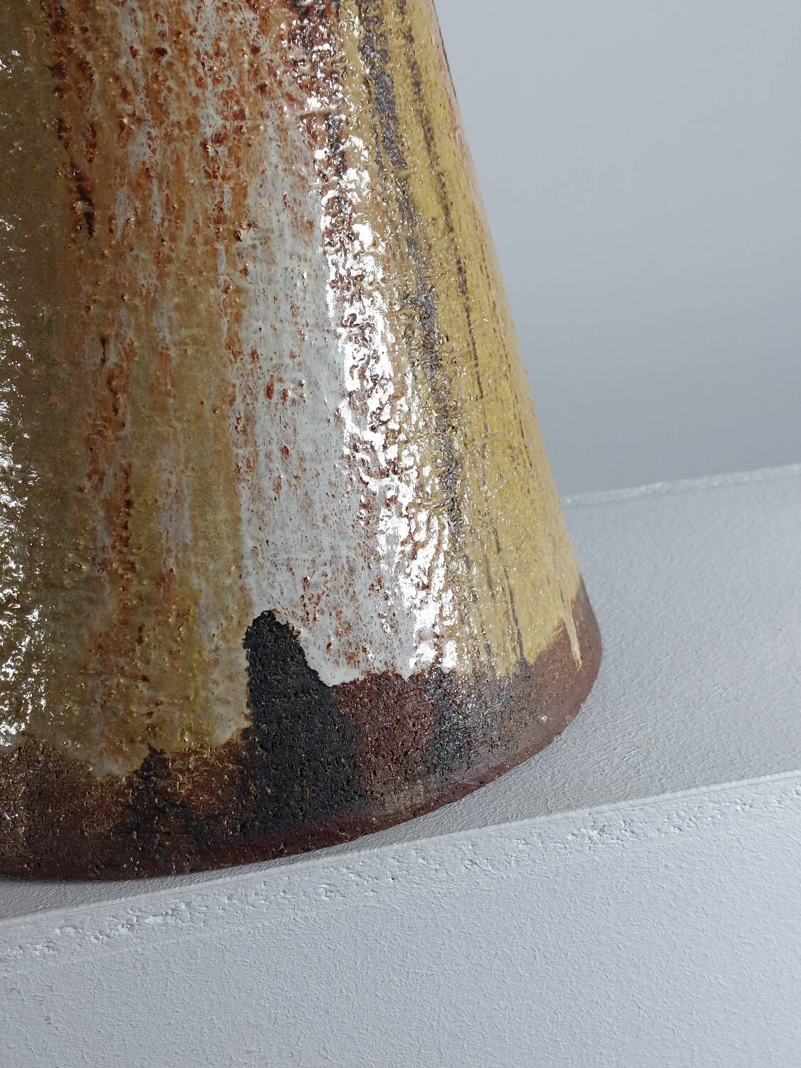 Vintage mid century ome of a kind ceramic lamp base