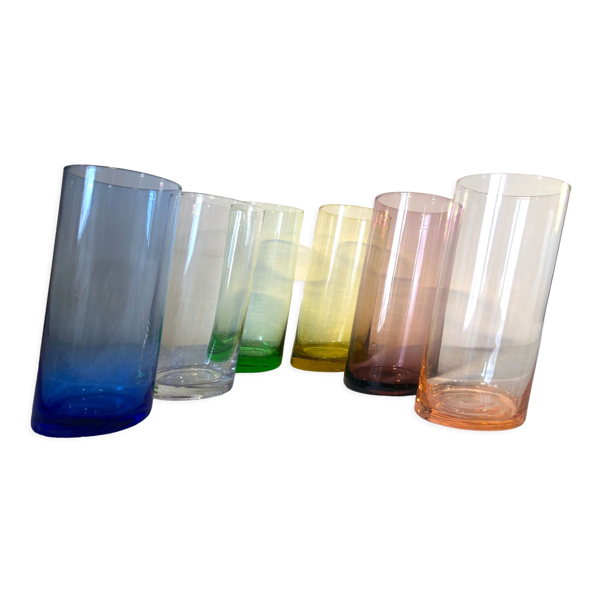 Vintage colorful design glasses year 70-80