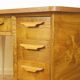 Bureau en chêne du milieu du siècle, Espagne, années 1950