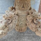 Oval oak table