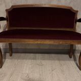 Velvet bench