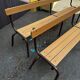 Pair of school benches