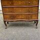 Commode chinoise vintage en bois avec décoration