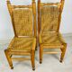 Wood and rope chair