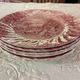 6 English Dinner Plates Alfred Meakin The Mill Staffordshire Diam 25 Cm