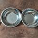 Lot de 2 saladiers  inox